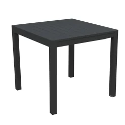 Tavolo Quadrato Fisso da Giardino Realizzato in Alluminio - Pennarello