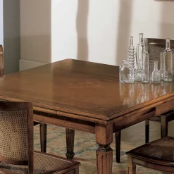 Tavolo Rettangolare con 4 Sedie in Legno Made in Italy - Angelite