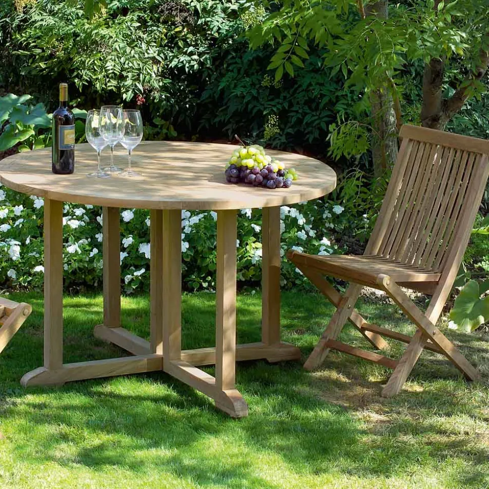Tavolo Richiudibile da Giardino in Teak – Yggdrasil