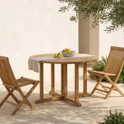 Tavolo Richiudibile da Giardino in Teak – Yggdrasil