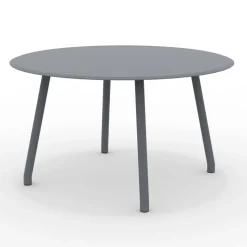 Tavolo Rotondo 130 cm da Esterno in Alluminio di Diverse Finiture - Risplendente