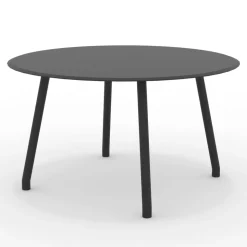 Tavolo Rotondo 130 cm da Esterno in Alluminio di Diverse Finiture - Risplendente