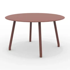 Tavolo Rotondo 130 cm da Esterno in Alluminio di Diverse Finiture - Risplendente