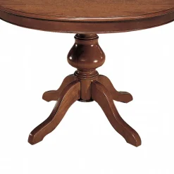 Tavolo Rotondo con Allunga da 34 cm Made in Italy - Tellus