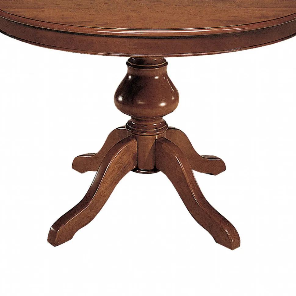 Tavolo Rotondo con Allunga da 34 cm Made in Italy - Tellus