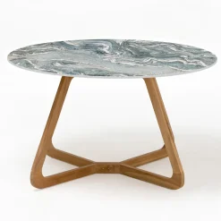 Tavolo Rotondo da Esterno in Ceramica Iconic Ciprus Made in Italy - Pegaso