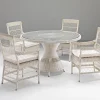 Tavolo Rotondo da Giardino con 4 Poltroncine con Braccioli - Gigi