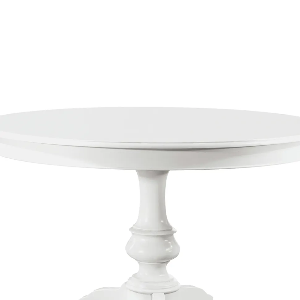 Tavolo Rotondo da Soggiorno Allungabile in Legno Made in Italy - Vittoria