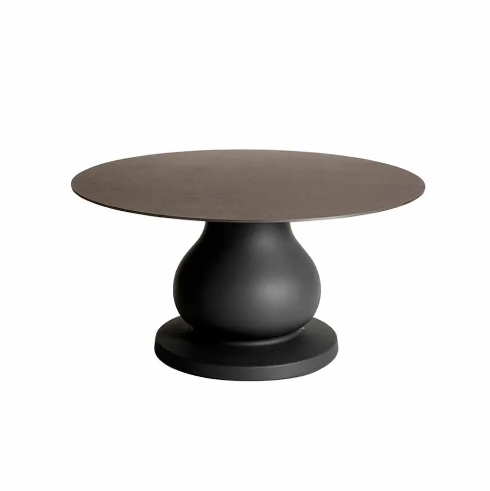 Tavolo Rotondo Design Classico in HPL, diametro 140cm - Ottocento