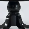 Tavolo rotondo design classico in mogano lucido, diametro 150cm, Akim