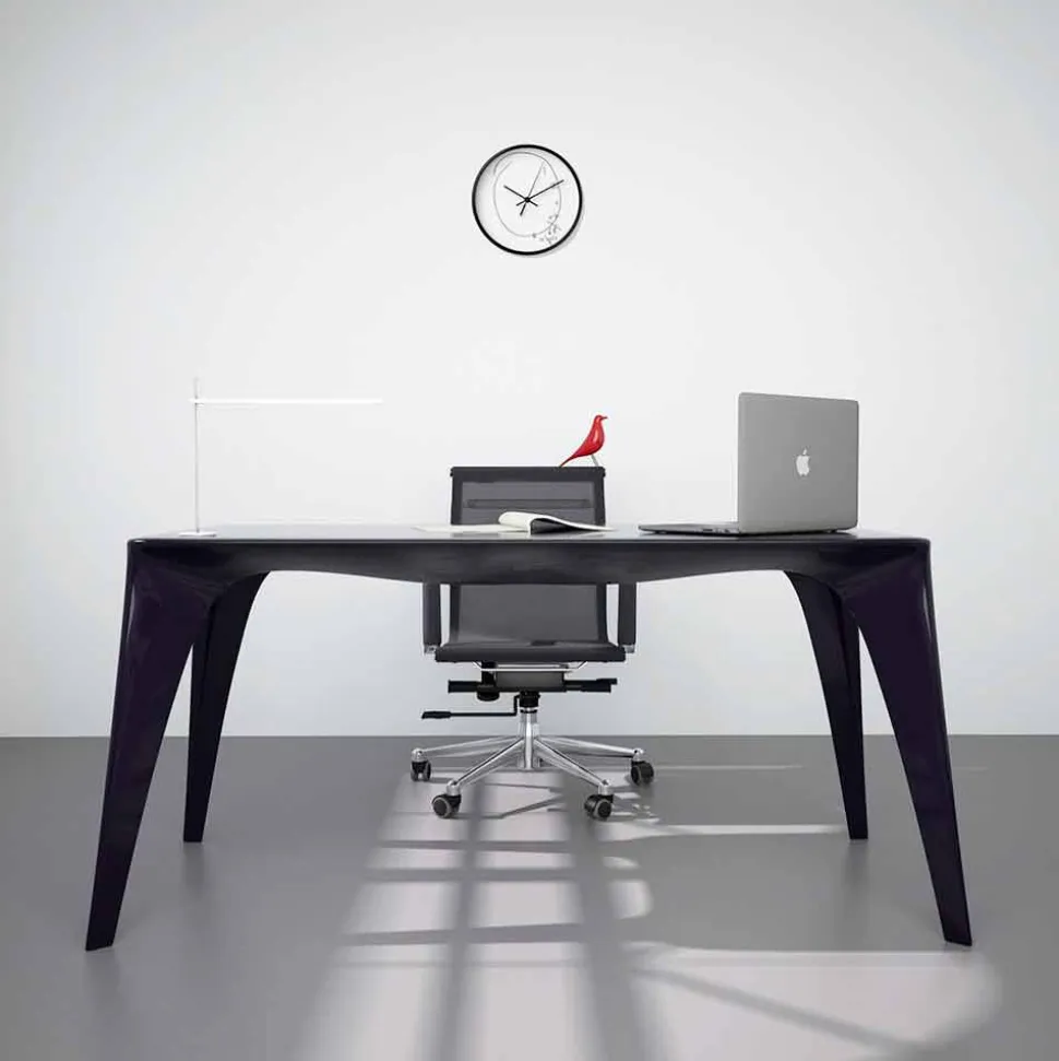 Tavolo scrivania di design moderno prodotto in Italia, Pomarolo