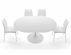 Tavolo Tondo Allungabile fino a 170 cm in Laminato Made in Italy – Dollars