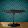 Tavolo Tulip Eero Saarinen H 74 in Ceramica Somnia Made in Italy - Scarlet