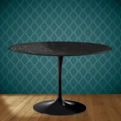 Tavolo Tulip Eero Saarinen H 74 in Ceramica Somnia Made in Italy - Scarlet
