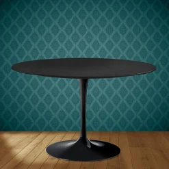 Tavolo Tulip Eero Saarinen H 74 in Ceramica Domoos Made in Italy - Scarlet