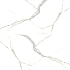Tavolo Tulip Eero Saarinen H 74 Ovale in Ceramica Calacatta Michelangelo - Scarlet