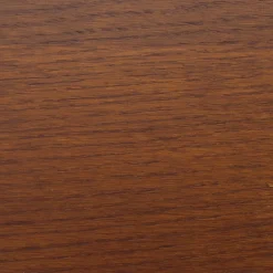 Tavolo Tulip Eero Saarinen H 74 Rotondo in Rovere Tinto Noce Scuro Made in Italy - Scarlet