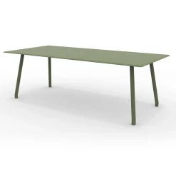 Tavolo 220x100 cm da Esterno in Alluminio di Diverse Finiture - Risplendente