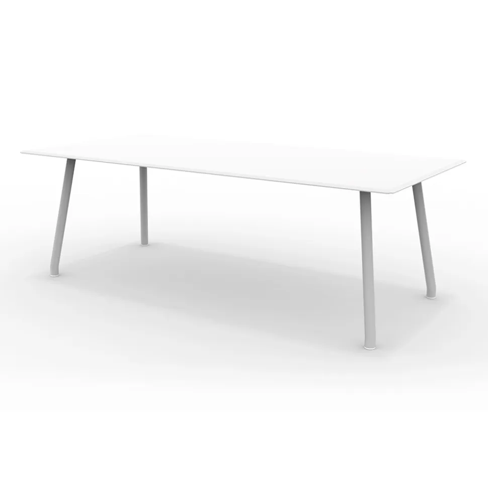 Tavolo 220x100 cm da Esterno in Alluminio di Diverse Finiture - Risplendente