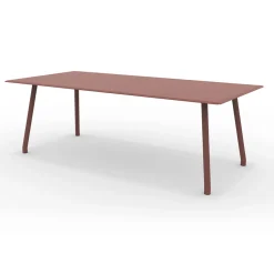 Tavolo 220x100 cm da Esterno in Alluminio di Diverse Finiture - Risplendente