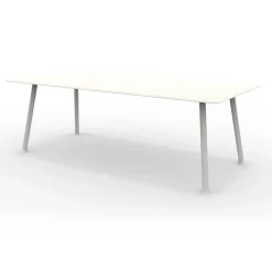Tavolo 220x100 cm da Esterno in Alluminio di Diverse Finiture - Risplendente