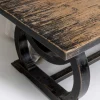 Tavolo 200x100 cm in Legno di Pino e Base in Finitura Wash Antichizzato - Aieta