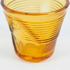12 Tazzine Bicchieri Accartocciati da Caffè in Vetro Design Colorato - Sarabi