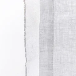 Tenda a Vetro con Garza di Lino e Organza Bianca Design Elegante - Tapioca