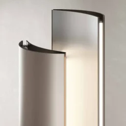 Termoarredo a Terra Elettrico con Led Design Singolo o Doppio a 500 W - Stilus