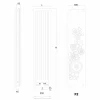 Termoarredo bagno elettrico made in Italy New Dress by Scirocco H