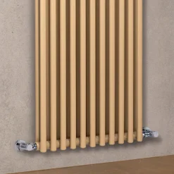 Termoarredo con Sistema Idraulico in Acciaio al Carbonio Made in Italy - Crema