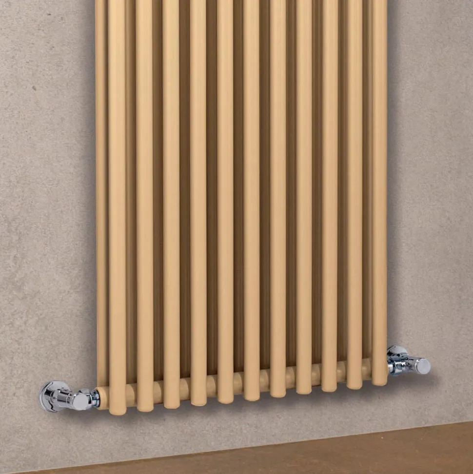 Termoarredo con Sistema Idraulico in Acciaio al Carbonio Made in Italy - Crema