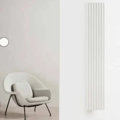 Termoarredo Elettrico a Parete Design in Alluminio Moderno a 1000 W - 100Righe