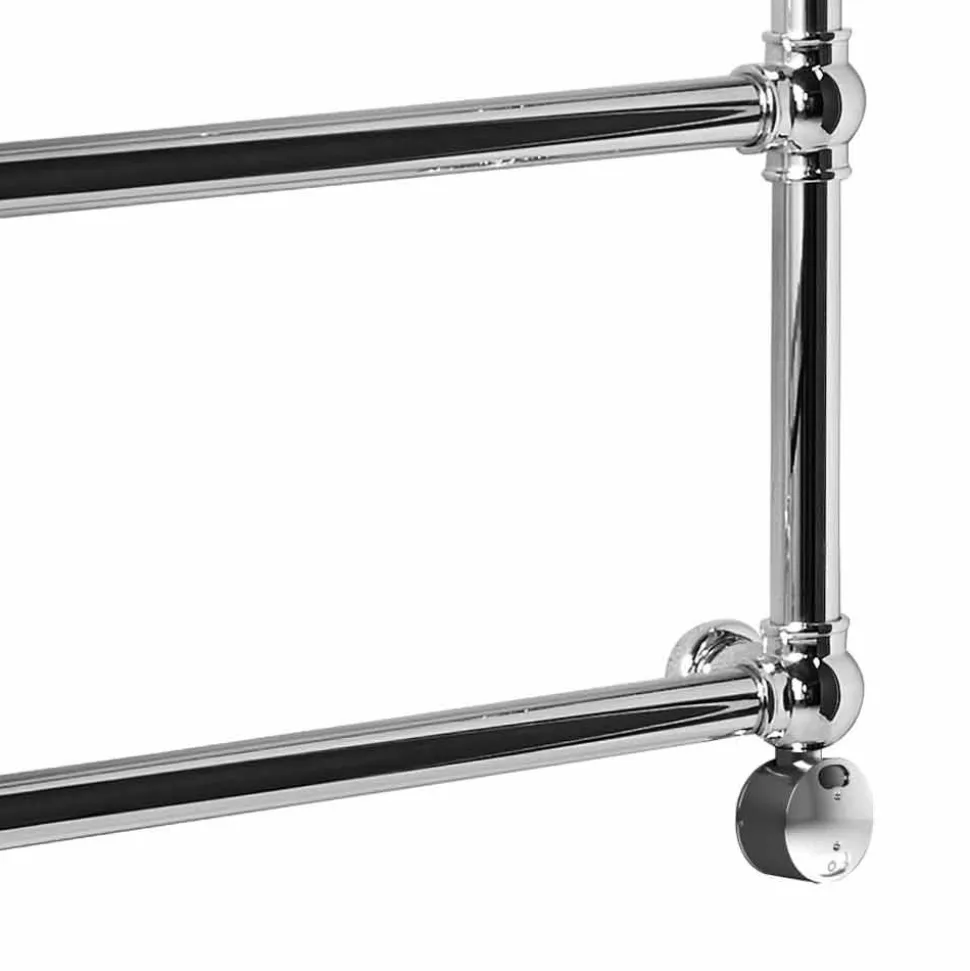 Termoarredo Elettrico Classico in Ottone Cromo o Oro a 200 W - Caesar