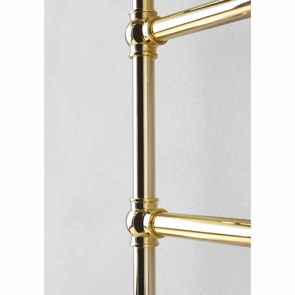Termoarredo Elettrico Classico in Ottone Cromo o Oro a 200 W - Caesar