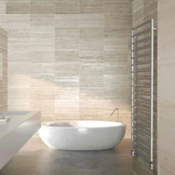 Termoarredo elettrico cromato dal design moderno Winter by Scirocco H