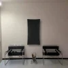 Termoarredo elettrico da parete in vetro temperato Barry