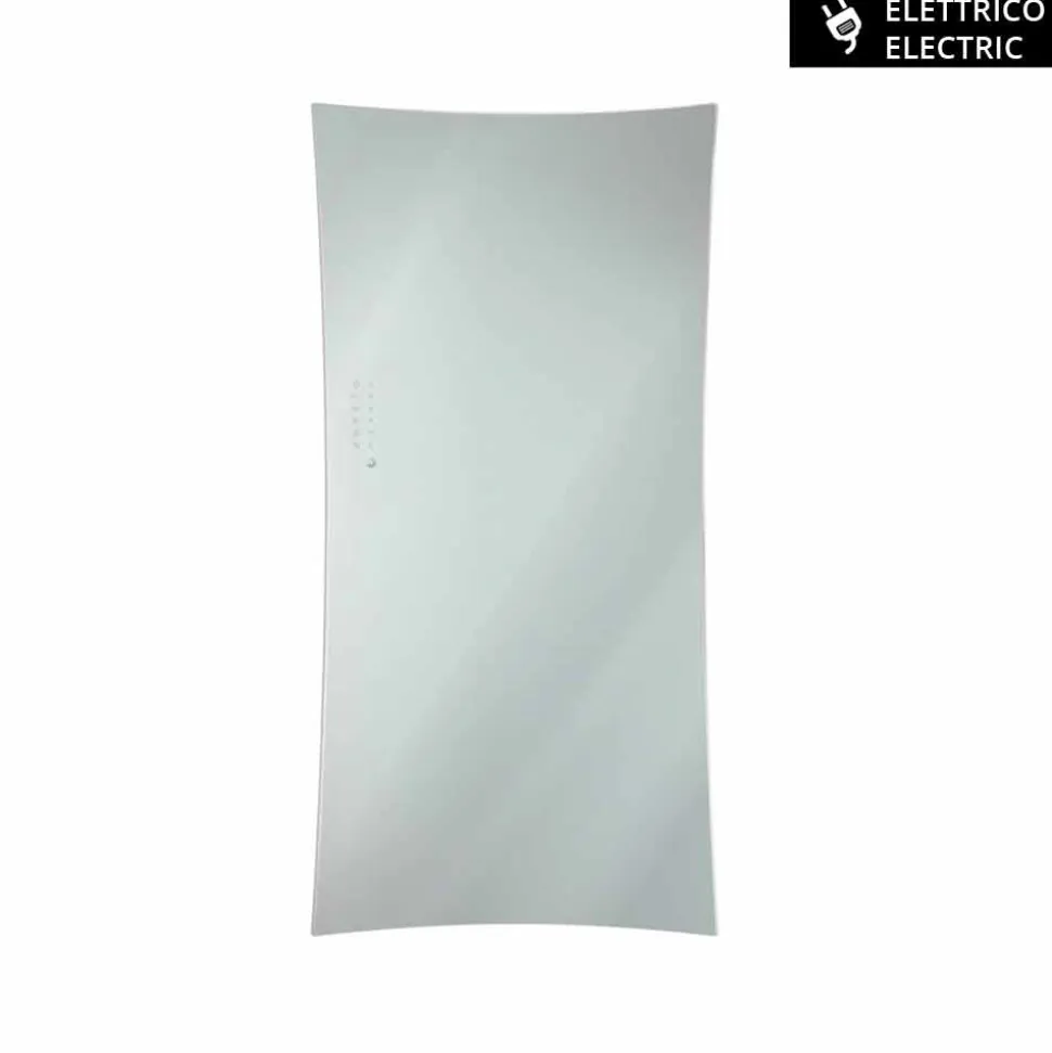 Termoarredo elettrico da parete in vetro temperato Barry