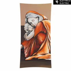 Termoarredo elettrico di design con foto in vetro temperato Barry
