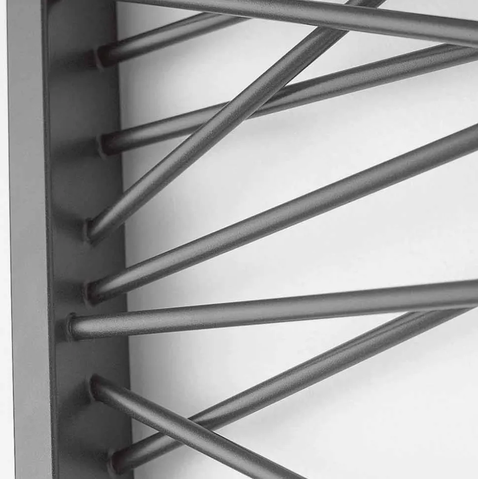 Termoarredo elettrico in acciaio,stile metropolitano Mikado Scirocco H