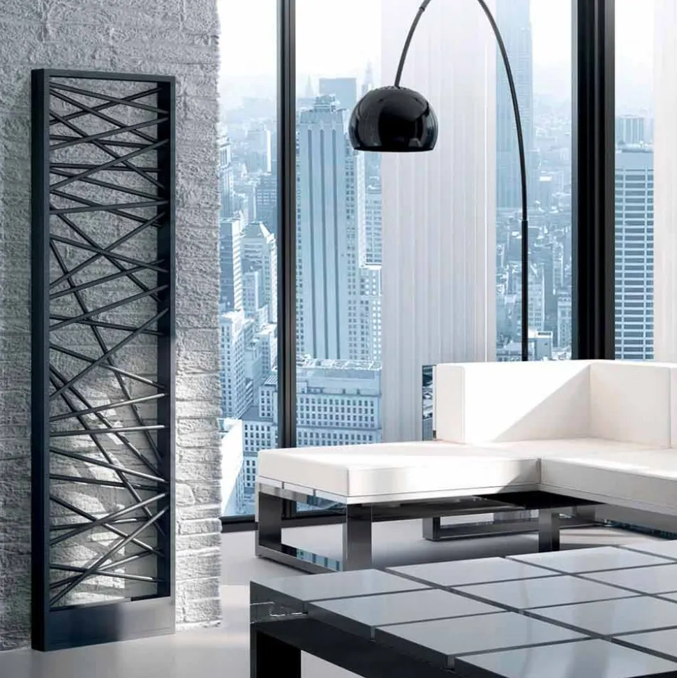 Termoarredo elettrico in acciaio,stile metropolitano Mikado Scirocco H