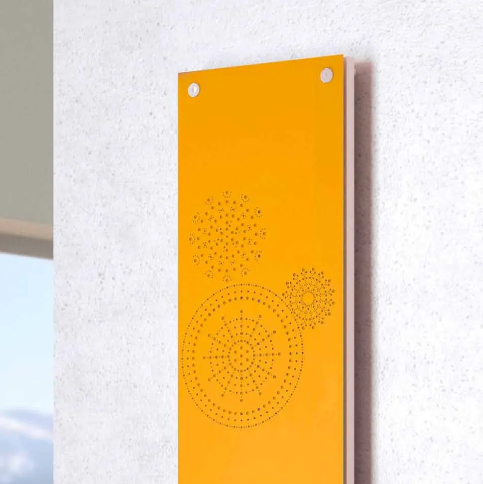 Termoarredo elettrico verticale con cover di design New Dress Scirocco H