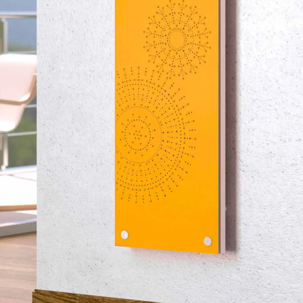 Termoarredo elettrico verticale con cover di design New Dress Scirocco H