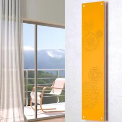 Termoarredo elettrico verticale con cover di design New Dress Scirocco H
