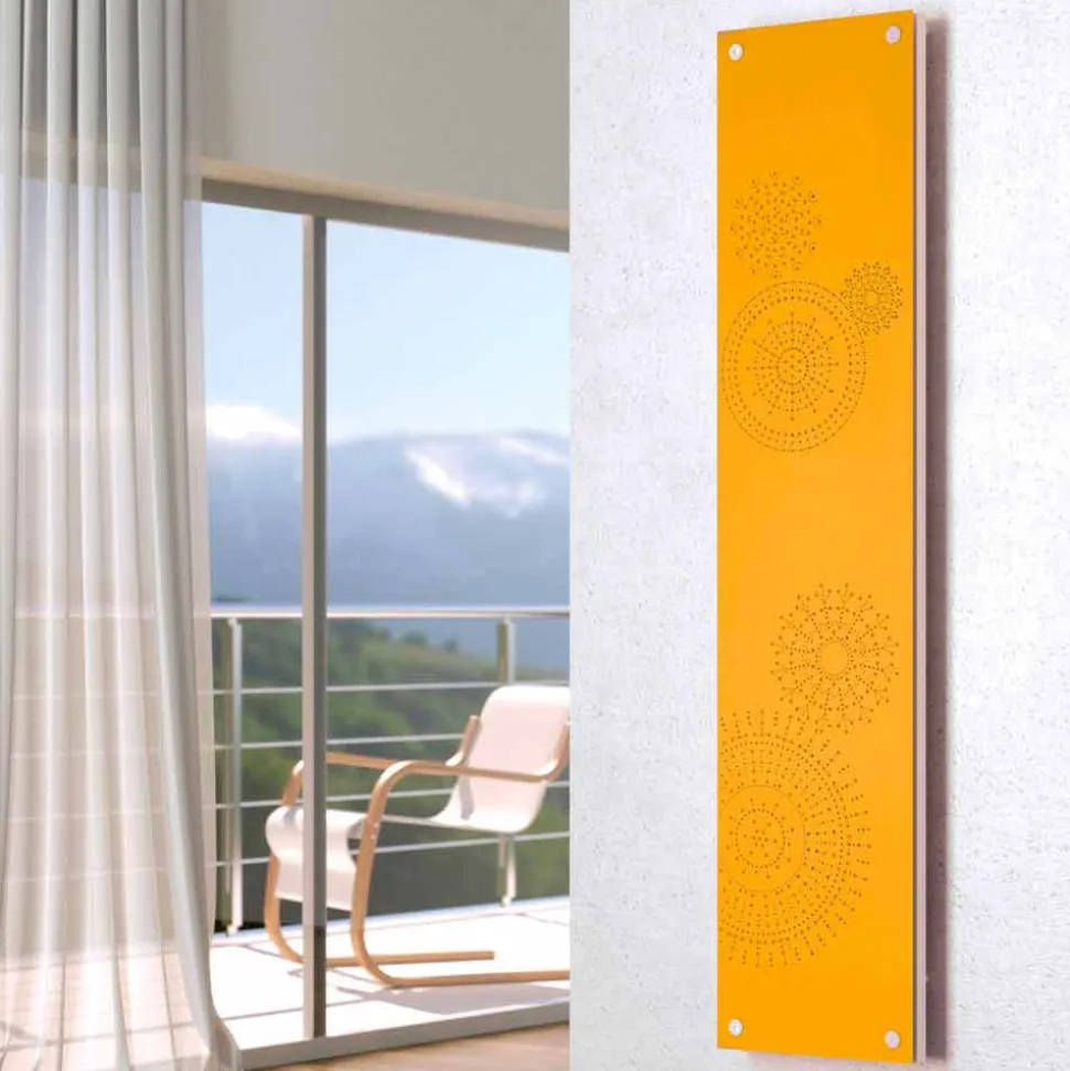 Termoarredo elettrico verticale con cover di design New Dress Scirocco H