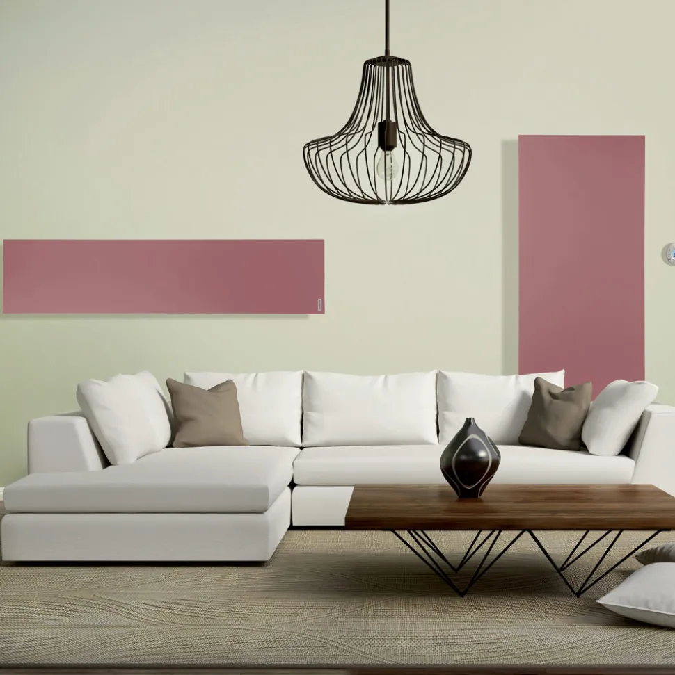 Termoarredo Ibrido di Design in Polvere di Marmo Italiano Liscio - Linee
