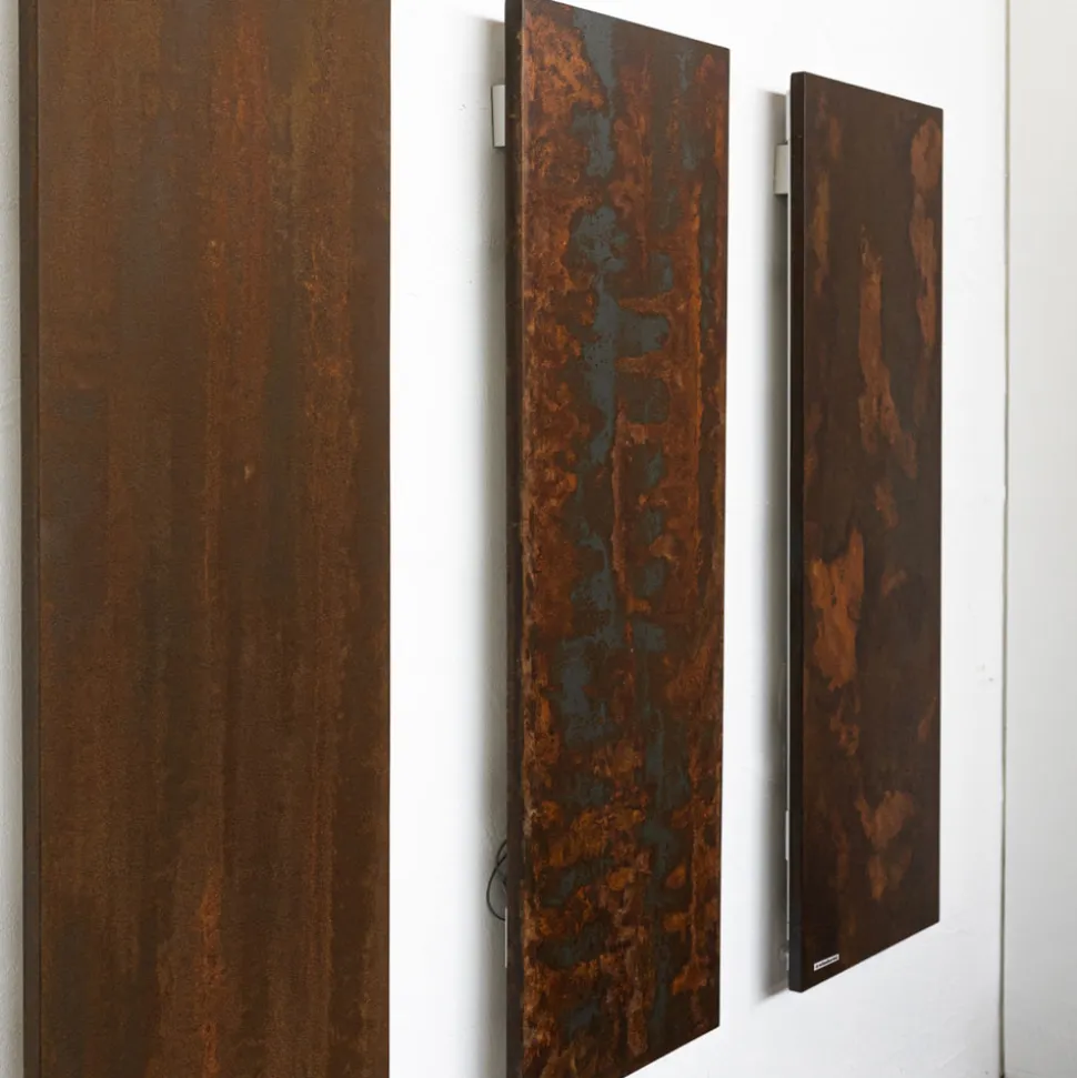 Termoarredo Ibrido Finitura Corten in Polvere di Marmo Italiano - Linee