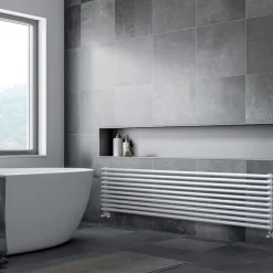 Termoarredo Idraulico con Doppia Serie di Elementi Orizzontali Made in Italy - Strega