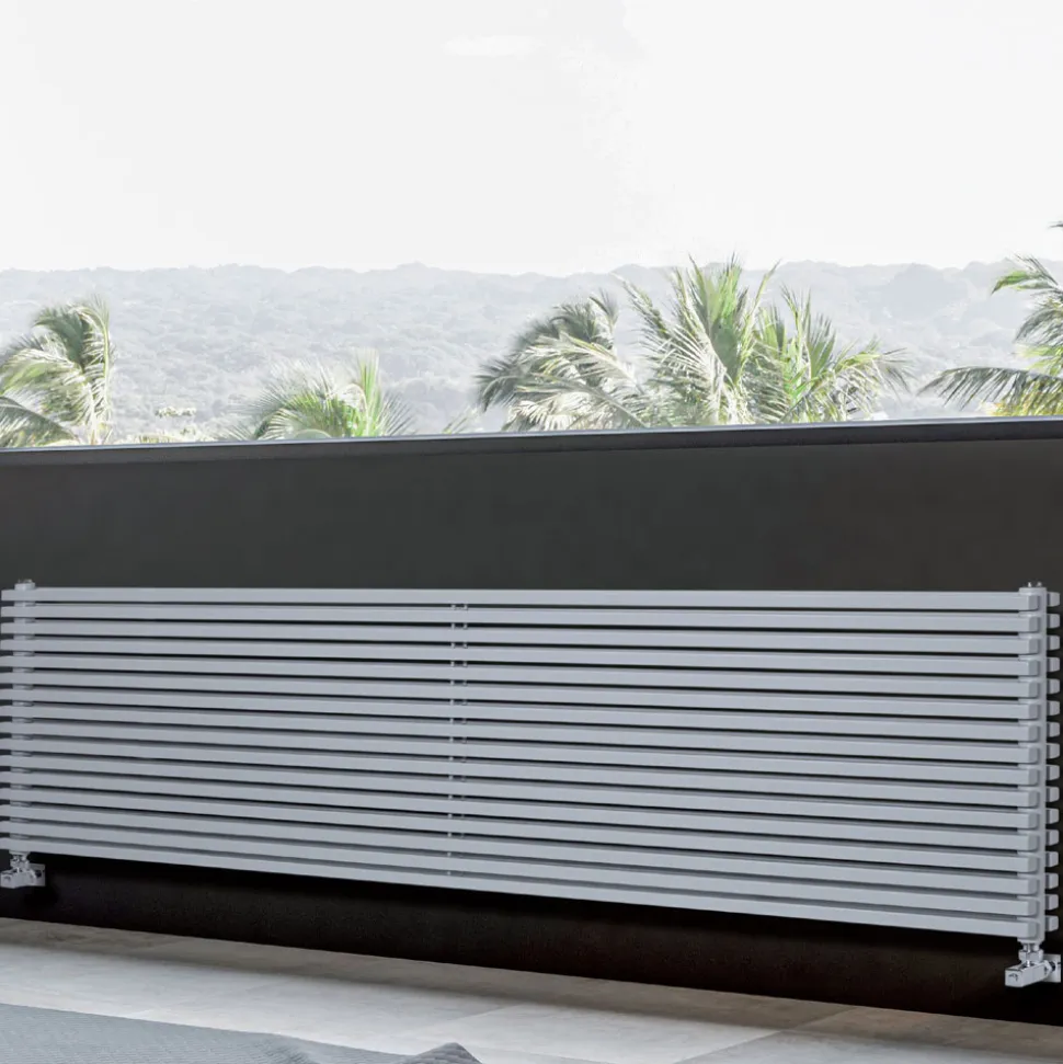 Termoarredo Idraulico con Elementi a Sezione Doppia Quadrata Made in Italy - Lampone