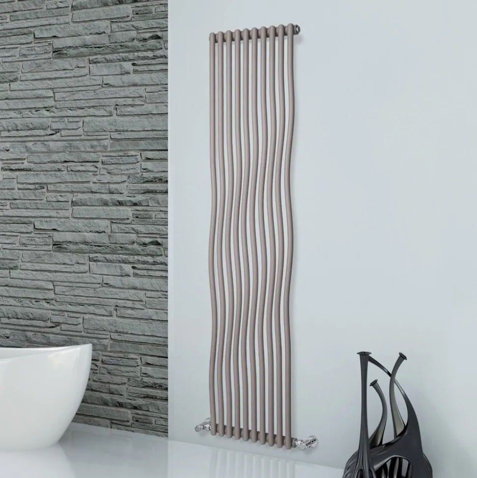 Termoarredo Idraulico con Elementi Verticali Curvati Made in Italy - Ribes